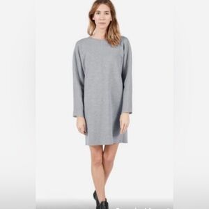Everlane Classic Gray Scuba Dress